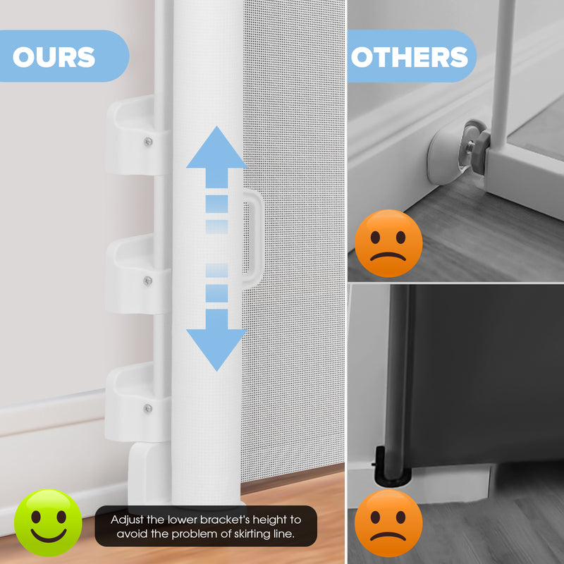 Advwin 180CM Retractable Safety Gate