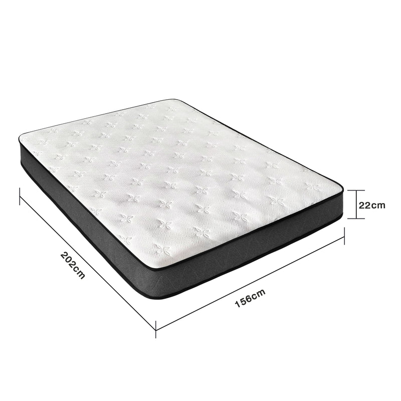 Advwin Mattress S/D/Q Medium Firm Bed Top 22cm