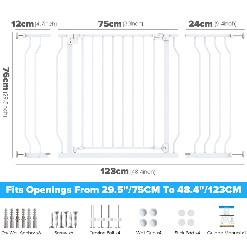 Advwin Pet Safety Gate Auto Close