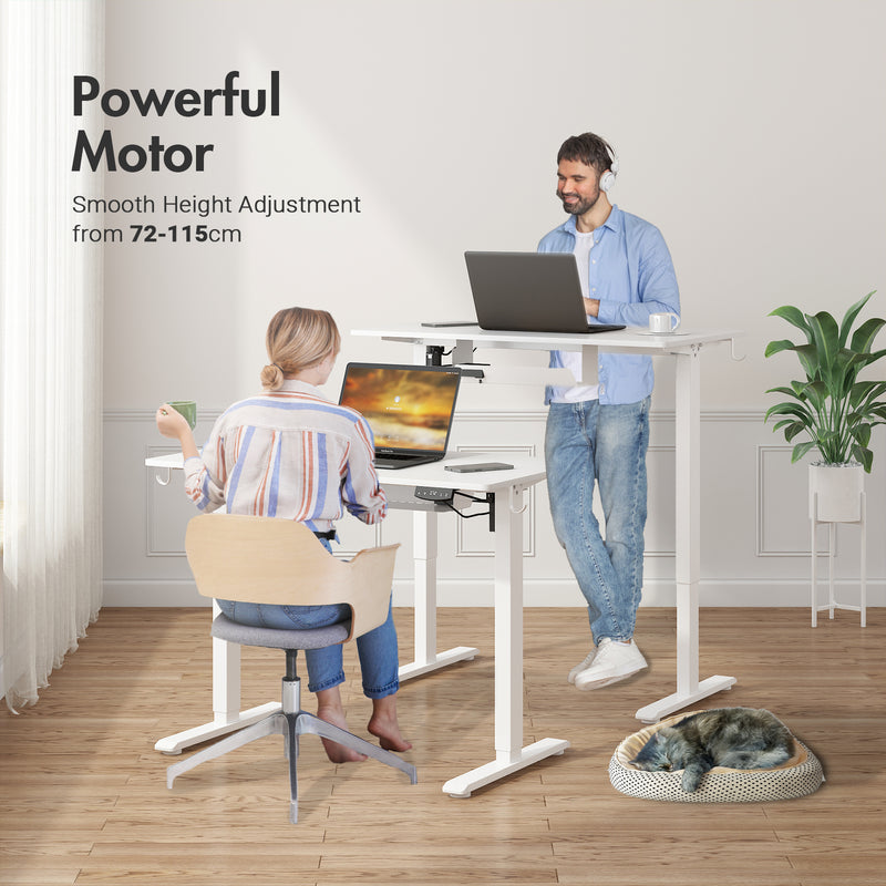 Advwin Electric Standing Desk Height Adjustable 100cm