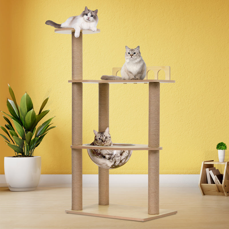 Advwin 115cm Cat Tree Tower Scratching Post Scratcher