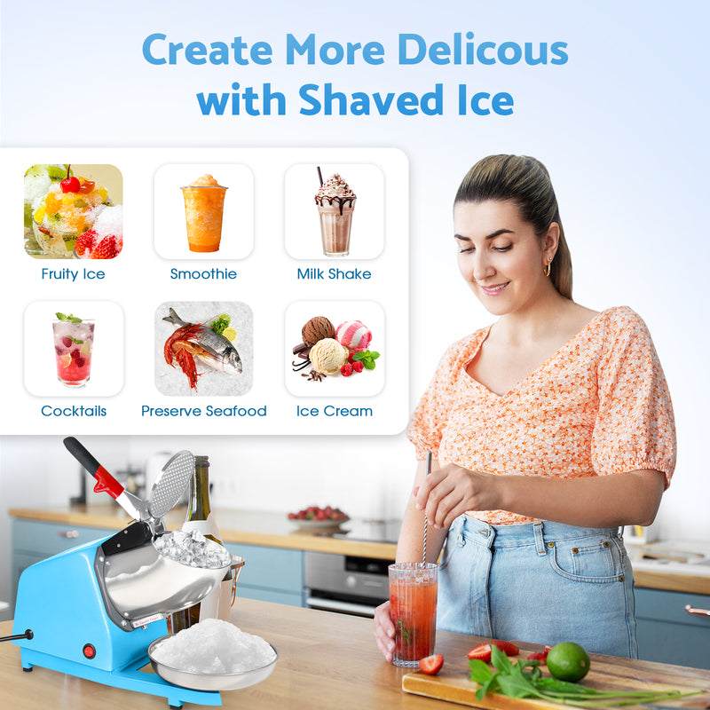 Advwin 300W Electric Ice Crusher Dual blades