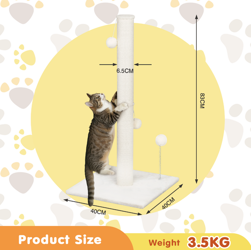 Advwin 83cm Cat Tree Scratching Post Scratcher