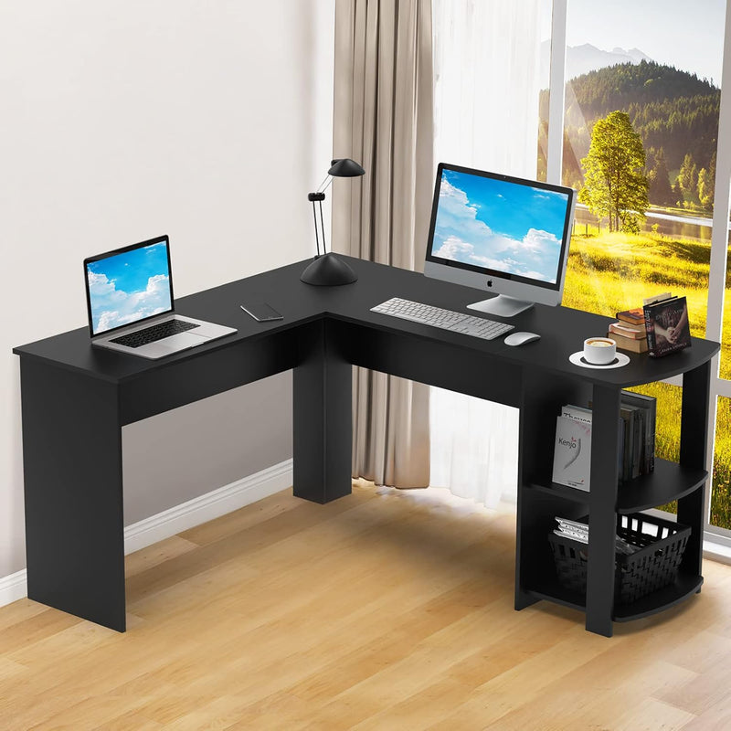 Advwin L Shaped Computer Desktops Corner Desk