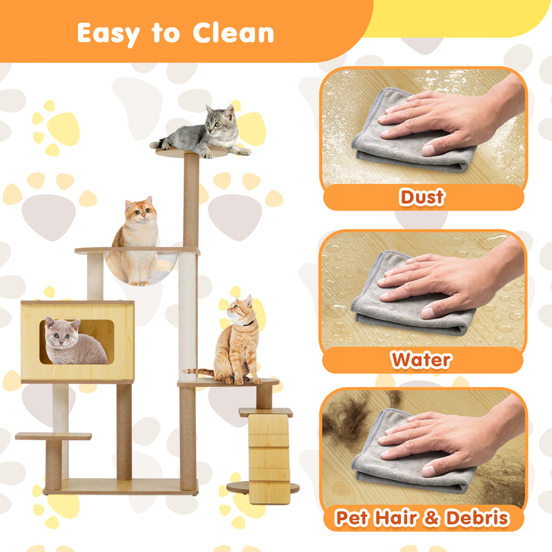 Advwin 135cm Multi-Level Cat Tree Tower