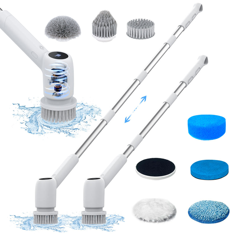 Advwin Electric Spin Scrubber Cordless Cleaning Brush