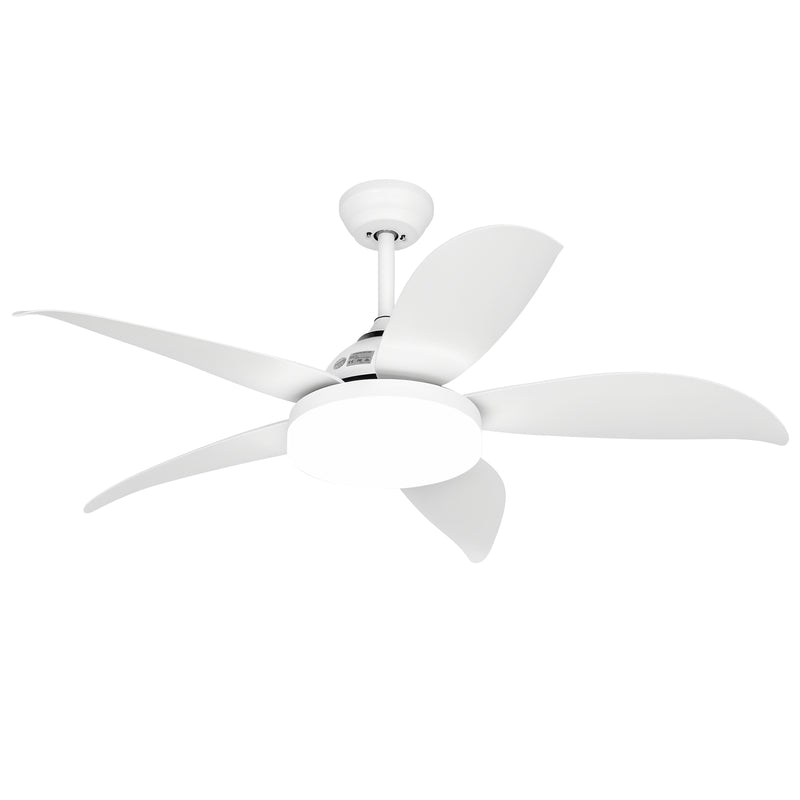 Advwin 52''Ceiling Fan with 3-Color Light & Remote Control