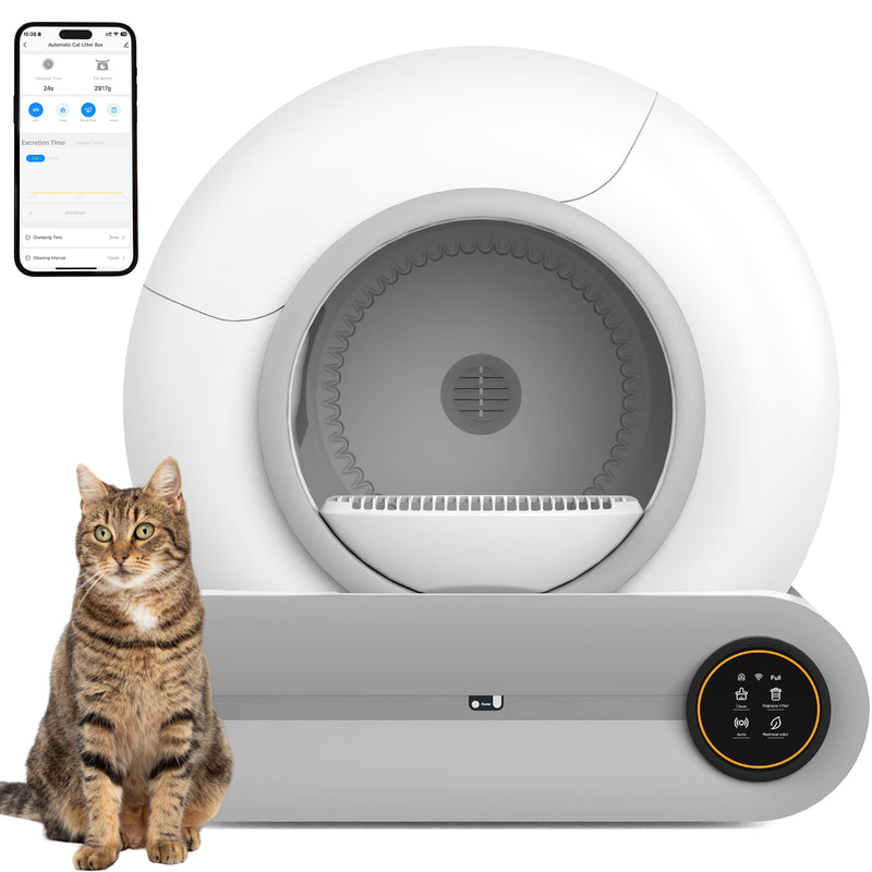 Advwin Smart Cat Litter Box Self Cleaning Odor-Removal