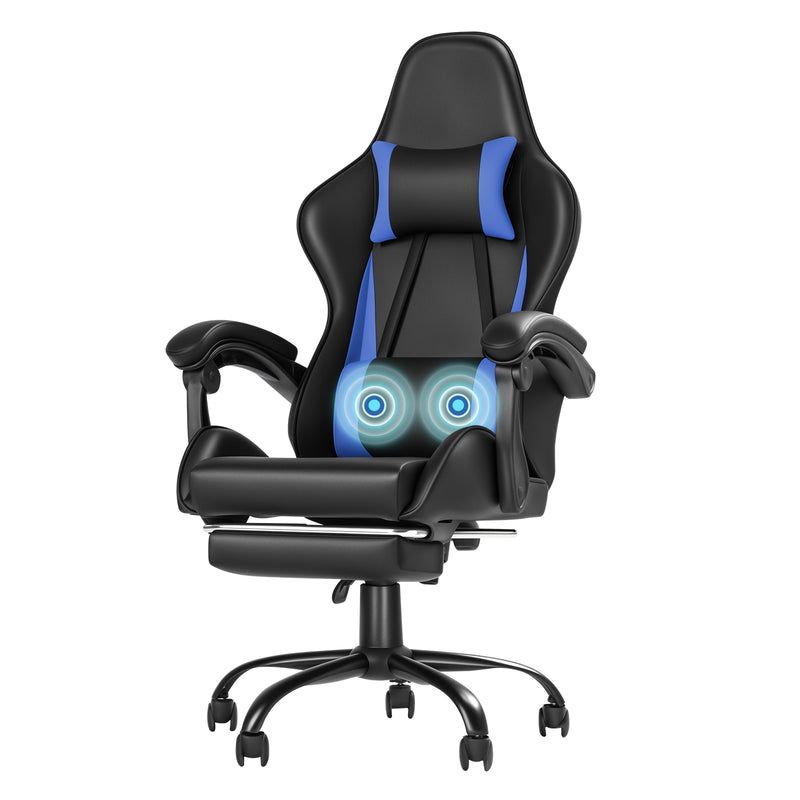 Advwin Computer Gaming Chair with Footrest 135° Tilt