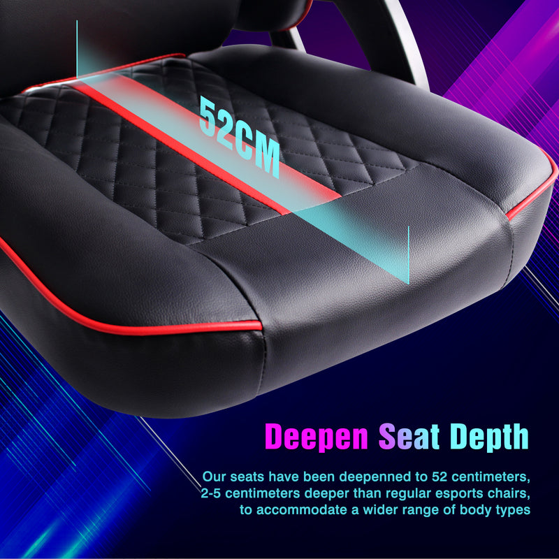 Advwin Ergonomic Gaming Chair Widen Seat