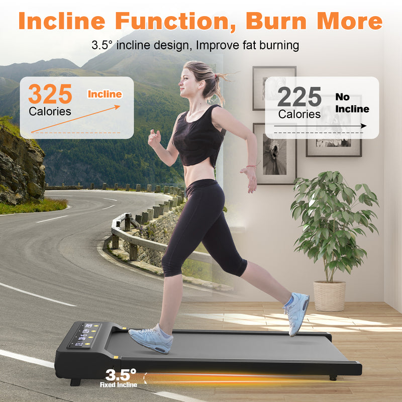 Advwin Incline Walking Pad Under Desk Treadmill