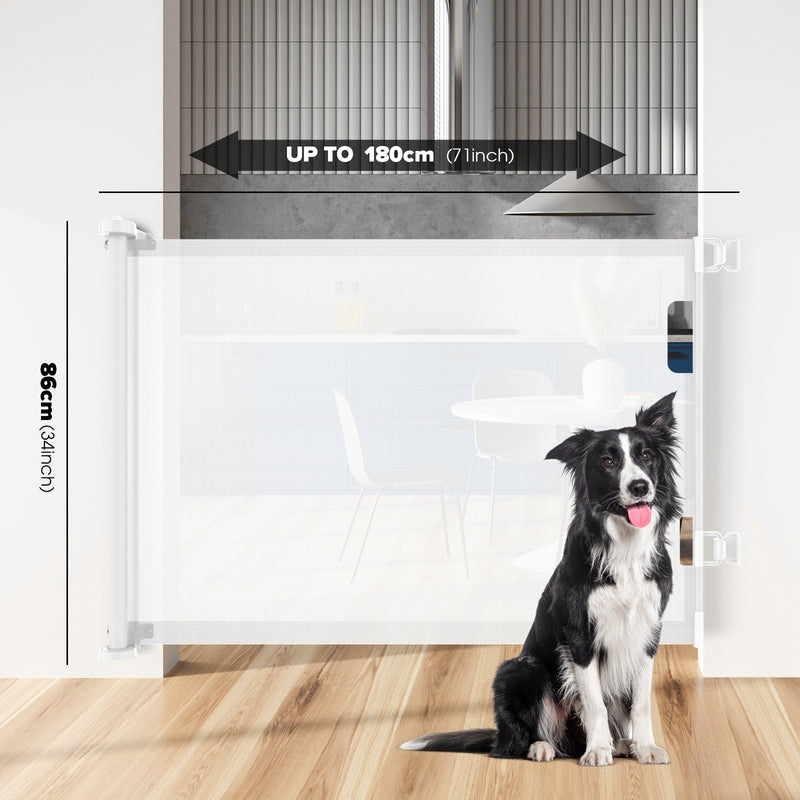 Advwin Retractable Pet Safety Gate