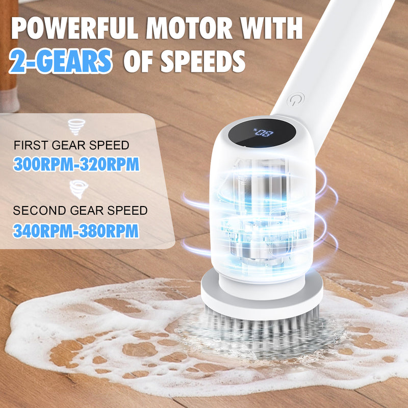 Advwin Electric Spin Scrubber Cordless Cleaning Brush