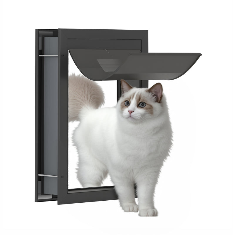 Advwin Dog Door for Door Doggy Door with Aluminum Frame