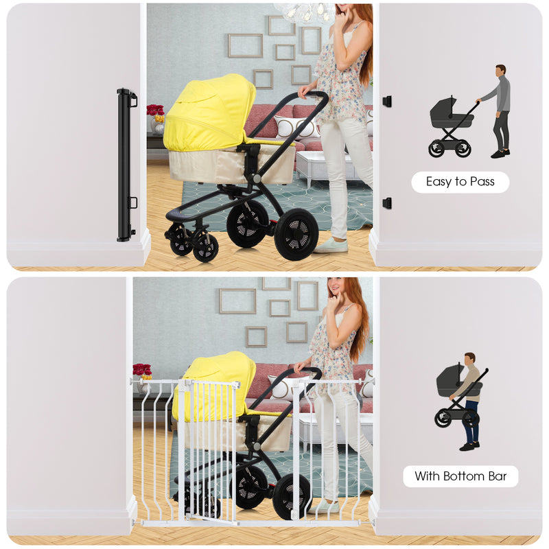 Advwin Retractable Pet Safety Gate