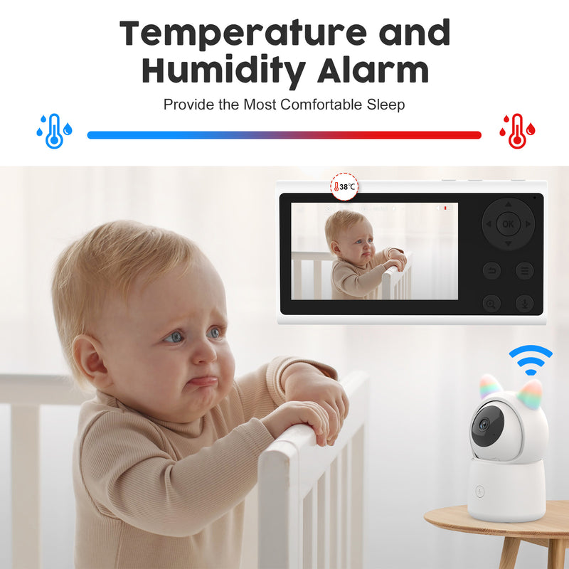 Advwin Baby Monitor WiFi Video Baby Security Camera