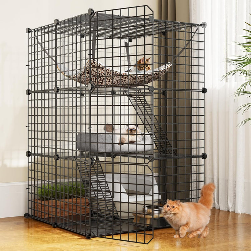 Advwin 3-Tier Cat Cage Indoor Cat Enclosures