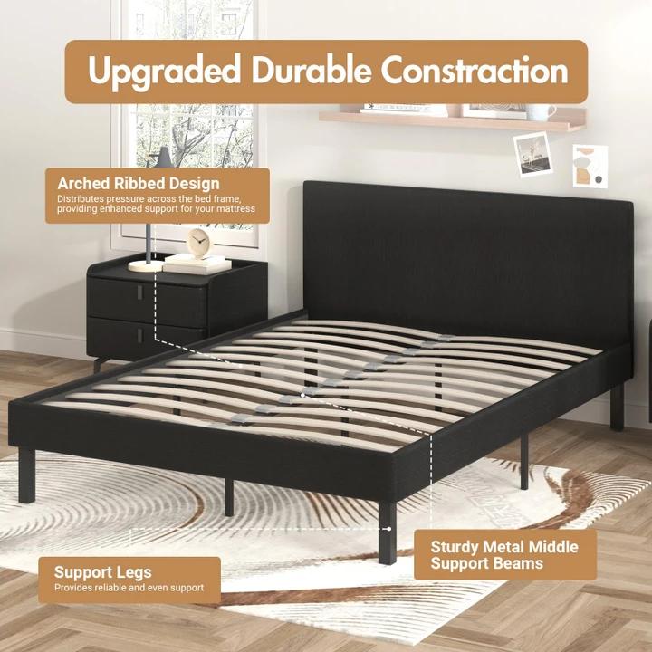 Advwin Bed Frame  Queen Size Mattress Base