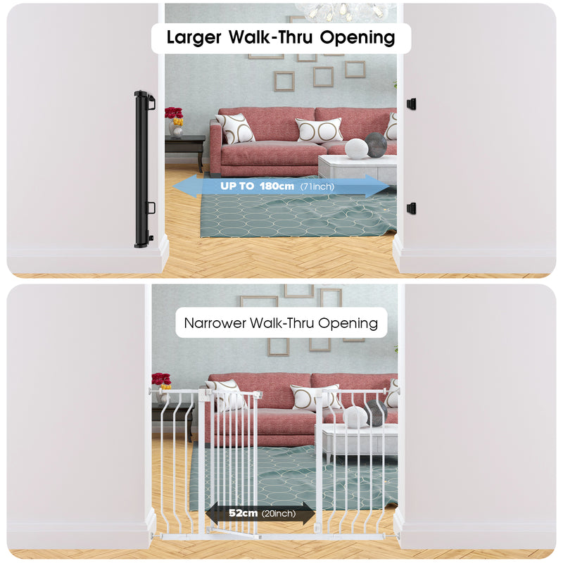 Advwin Retractable Pet Safety Gate