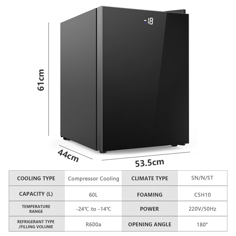 Advwin 60L Mini Upright Freezer Compact Freezer