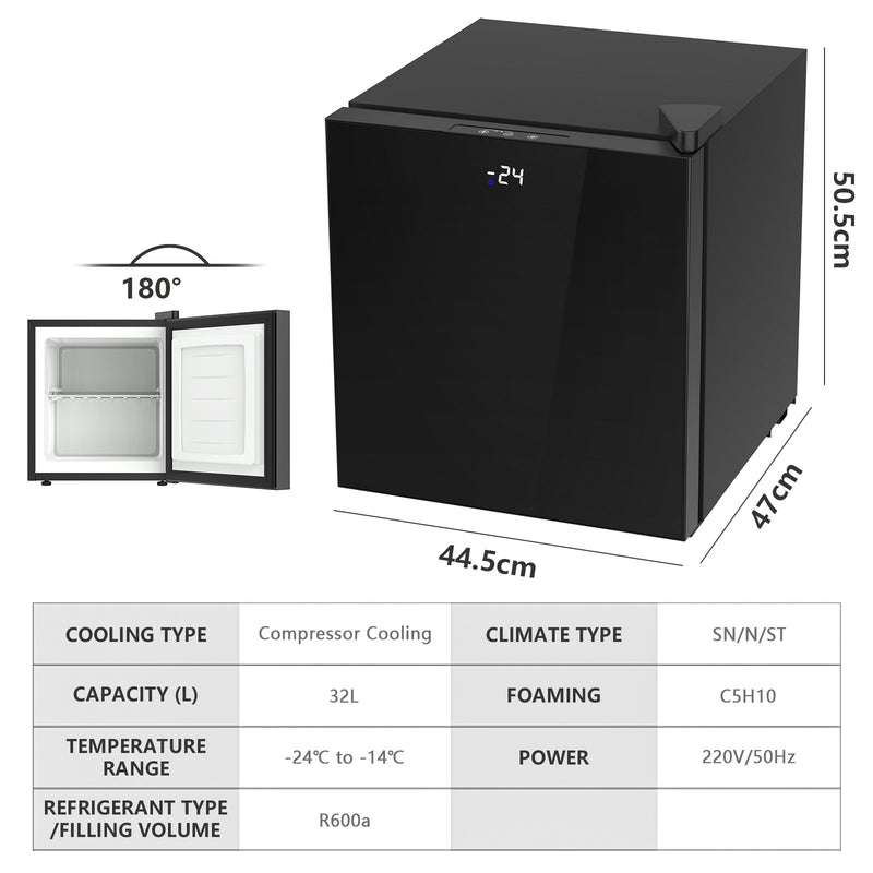 Advwin 32L Mini Upright Freezer Digital Display