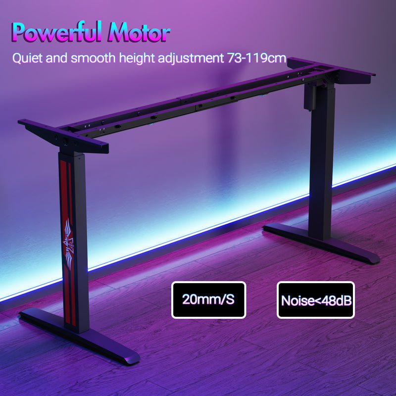 Advwin Electric Standing Gaming Desk RGB LED 140cm