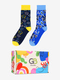 Advwin 2/3-Pair Colorful Funky Socks Gift Box