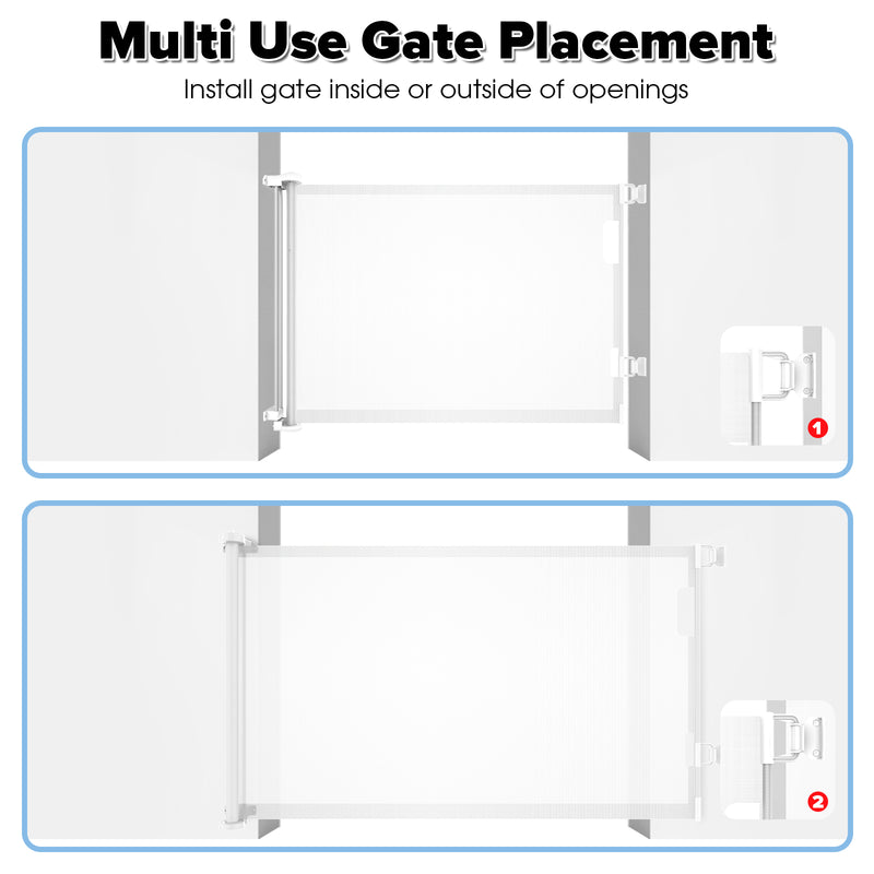 Advwin Retractable Pet Safety Gate