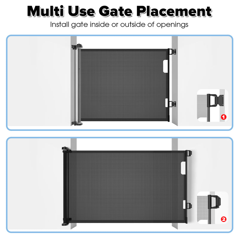 Advwin Retractable Pet Safety Gate