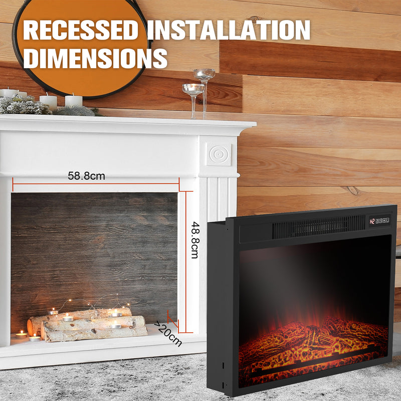 Advwin  Electric Fireplace Heater with Remote Control