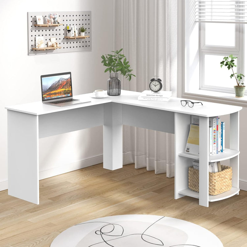 Advwin L Shaped Computer Desktops Corner Desk