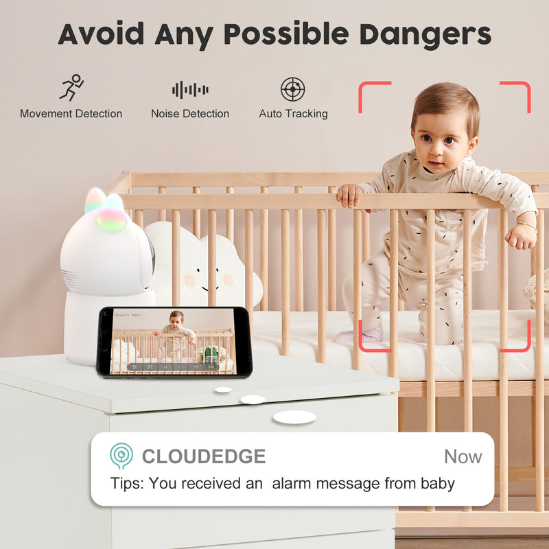 Advwin Baby Monitor WiFi Video Baby Security Camera