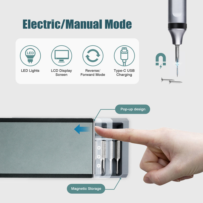 Advwin 38 in 1 Precision Electric Screwdriver Set