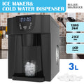 Advwin 2-in-1 Ice Maker with A Built-in Water Dispenser