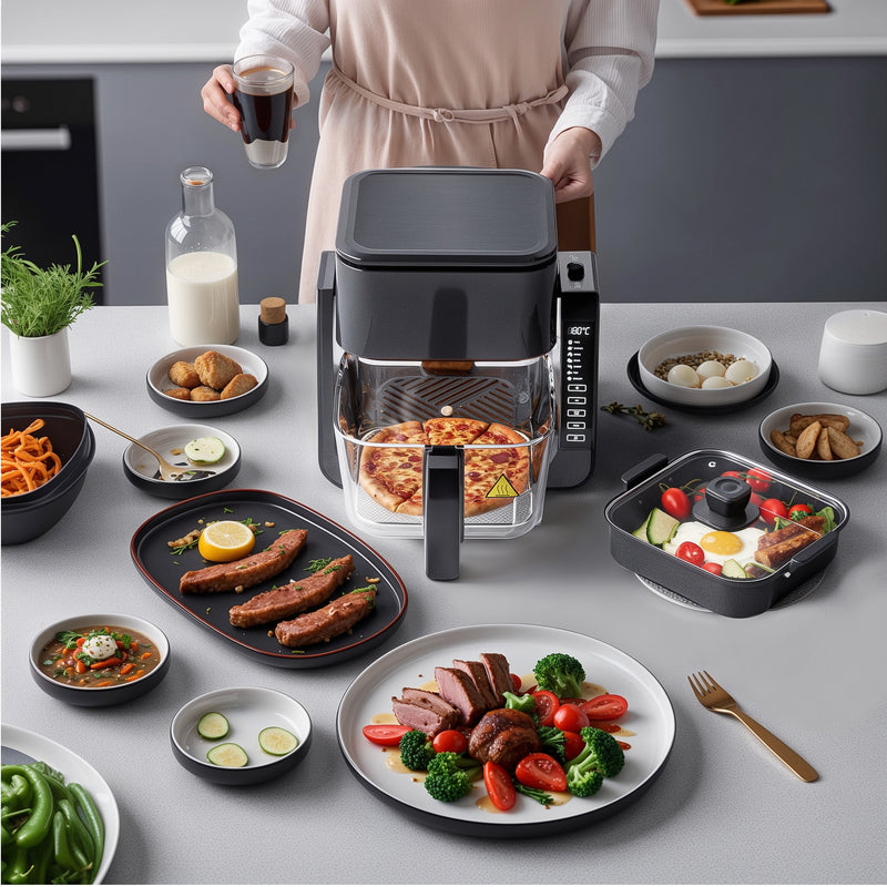 Advwin Multi-Functions Electric Air Fryer with Grill