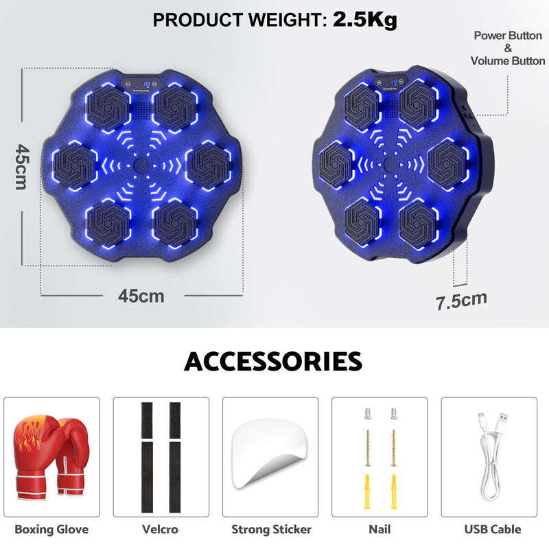 Advwin Music Boxing Machine w/Time Count