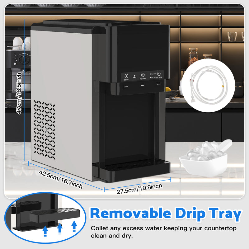 Advwin 3-in-1 Ice Maker with Cold Water Dispenser