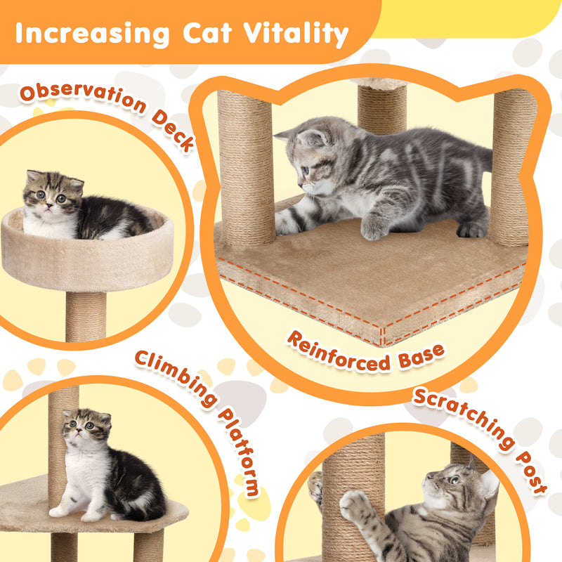 Advwin 101cm Cat Tree Tower