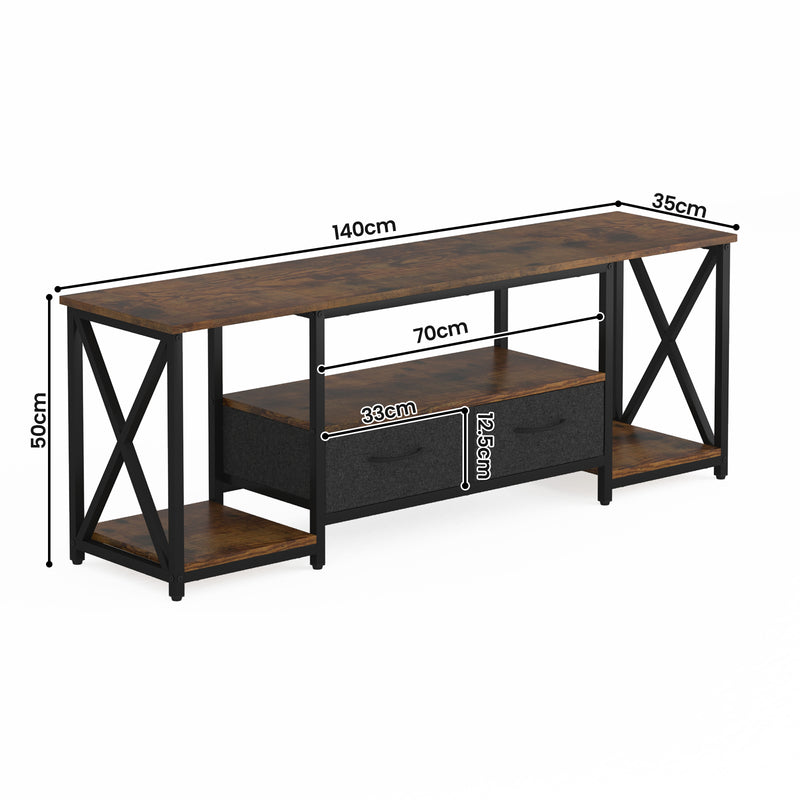 Advwin 140cm TV Cabinet Entertainment Unit