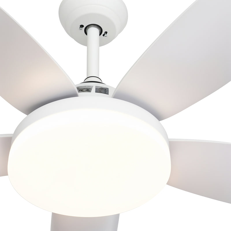 Advwin 52''Ceiling Fan with 3-Color Light & Remote Control