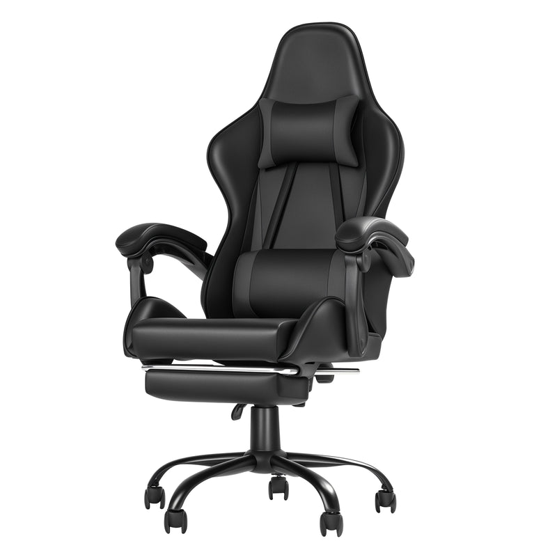 Advwin Computer Gaming Chair with Footrest 135° Tilt