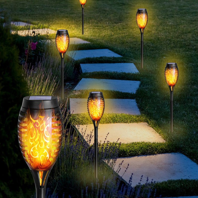 Advwin 8 Pack Solar Lights Outdoor