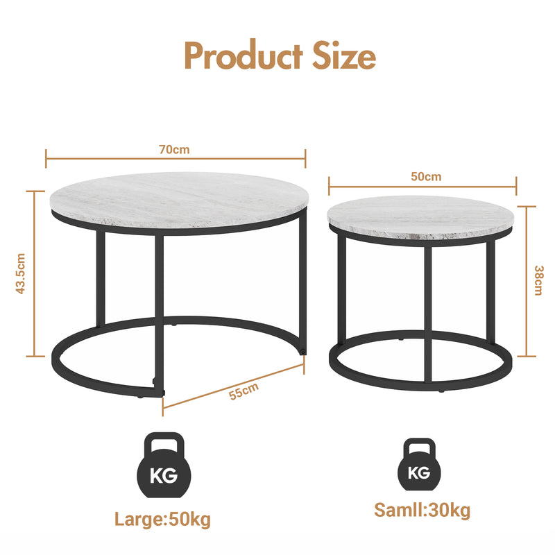 Advwin Coffee Table Set of 2