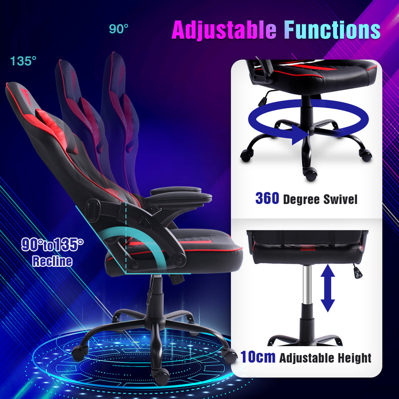 Advwin Ergonomic Gaming Chair Widen Seat