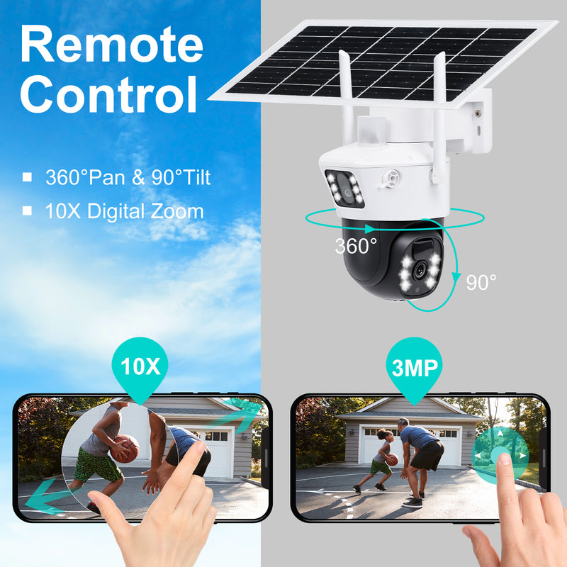 Advwin Solar Security Camera Outdoor