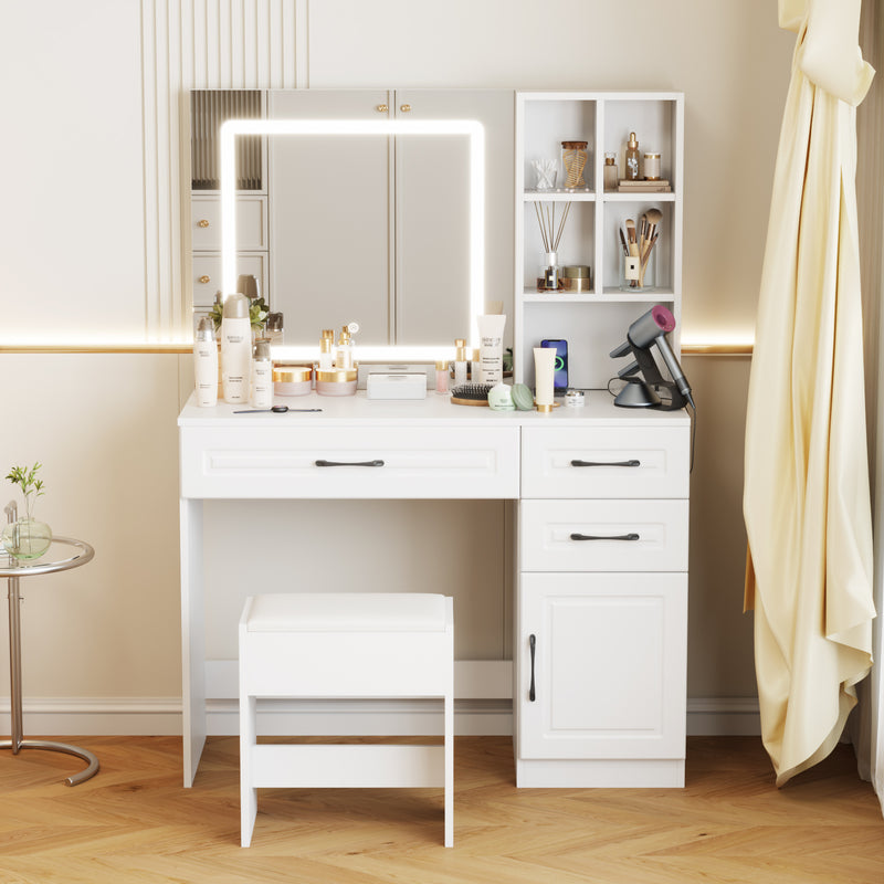 dressing table with mirror​