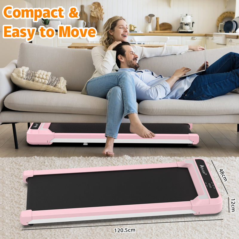 Advwin Walking Pad Under Desk Treadmill for Home Pink(Pre-order)