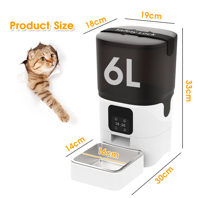 Advwin Automatic Cat Feeder & Pet Water Fountain