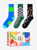 Advwin 2/3-Pair Colorful Funky Socks Gift Box