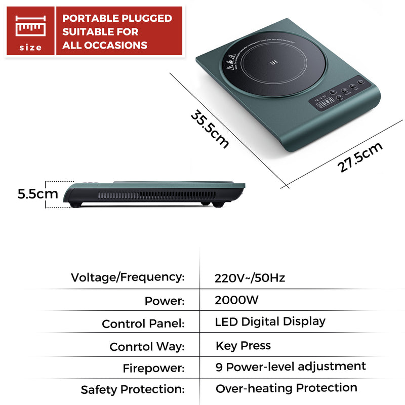 Advwin 2000W Induction Cooktop Stove